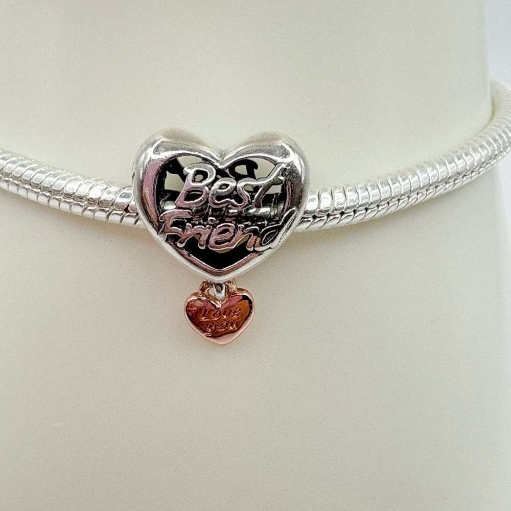 Pandora Silver Best Friend Charm